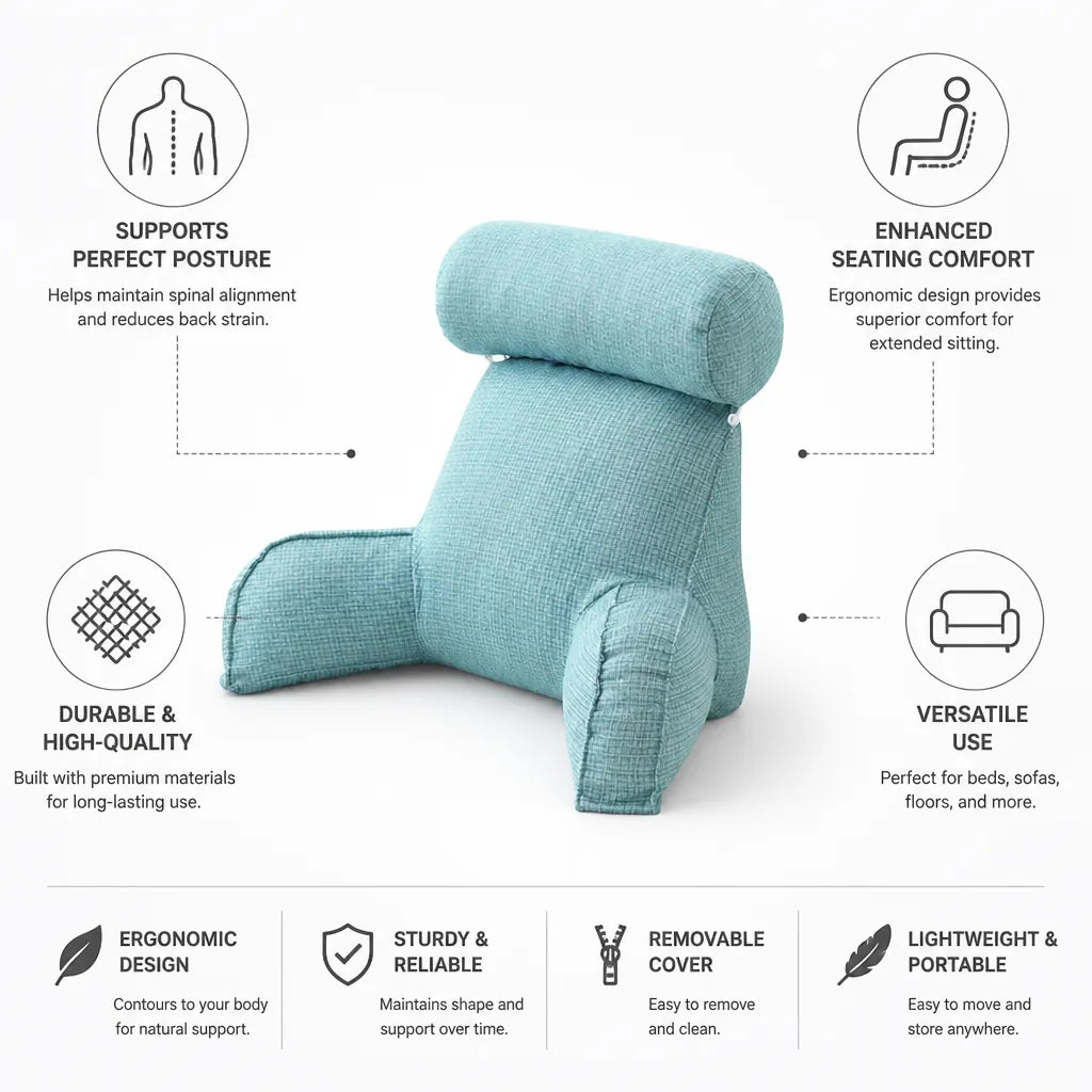 Ergonomic Seat Cushion Contoured Posture Support