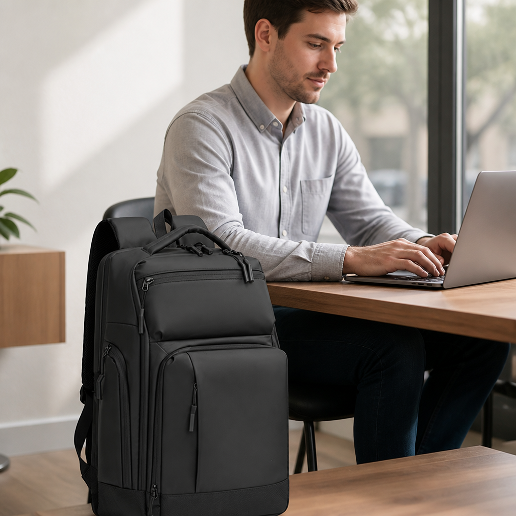Ergonomic & Water-Resistant Laptop Backpack