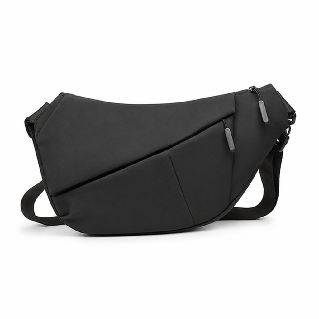 Ergonomic Water-Resistant Sling Bag (Multiple Compartments)