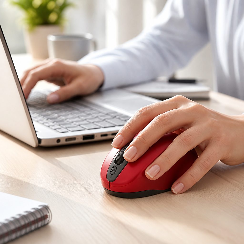 Ergonomic Wireless Programmable Mouse