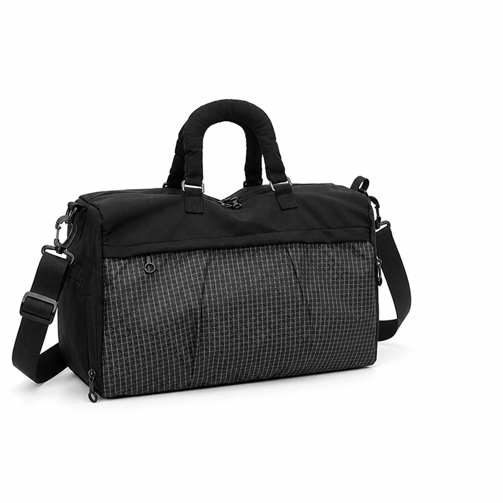 Expandable Weather-Resistant Duffel Bag (Shoe Compartment)