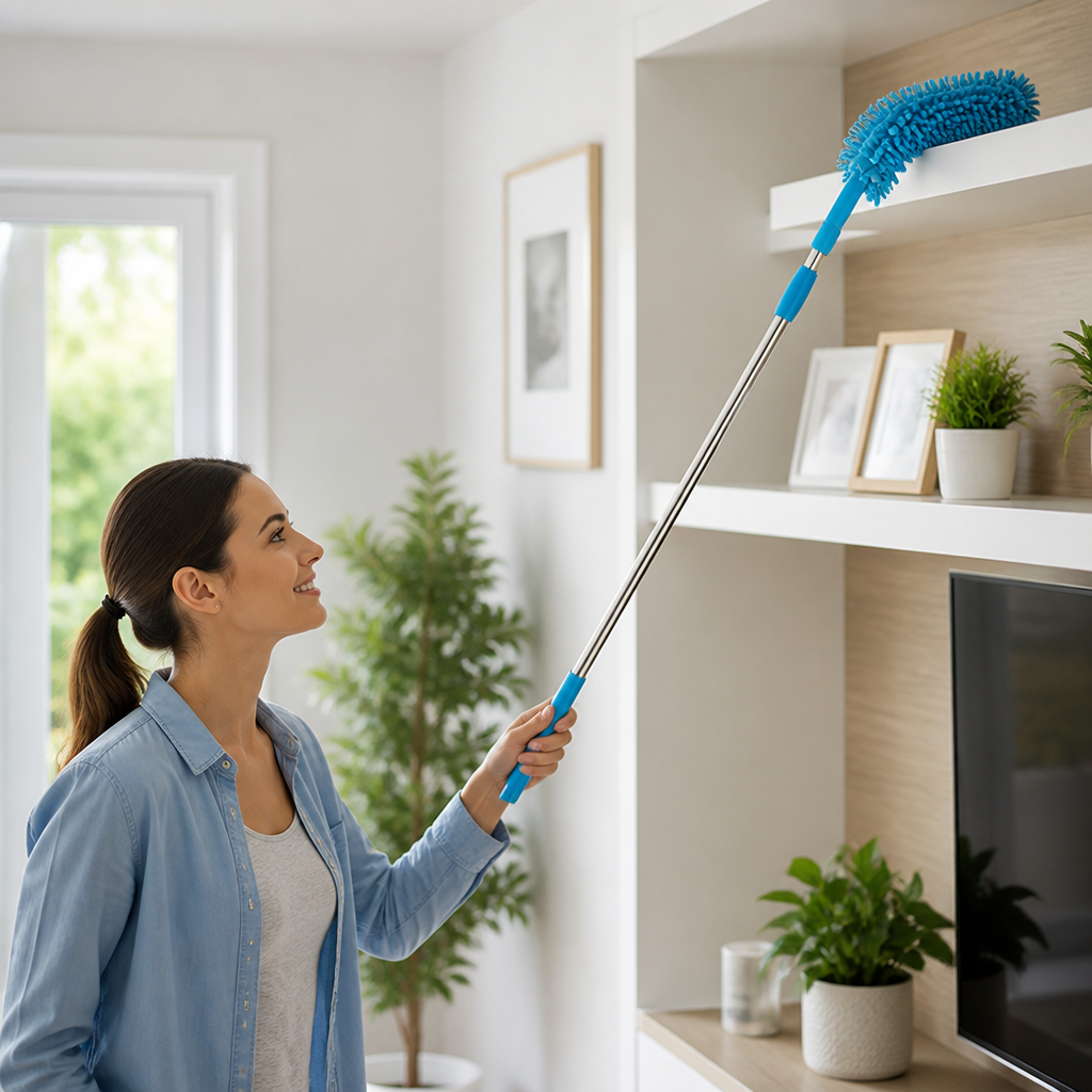 Extendable 360° Microfiber Duster (Washable Pads)