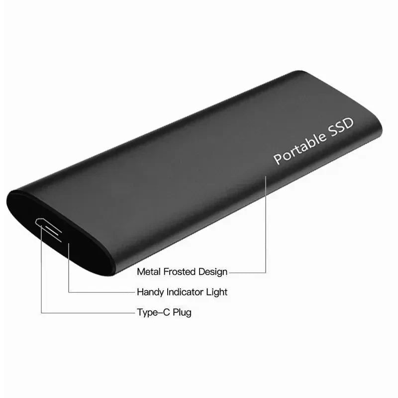 External Hard Drive 4TB USB-C Portable Storage