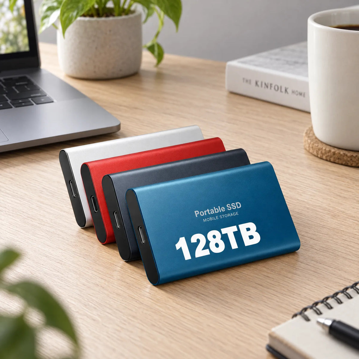 External SSD 128 TB Portable Shock-Resistant