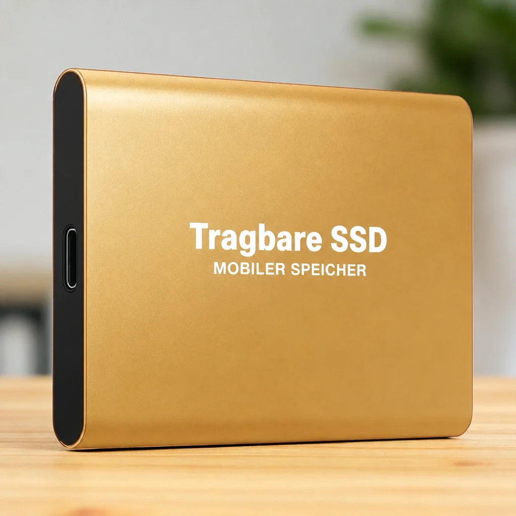 External SSD Rugged Shock-Resistant USB-C Up to 30 TB