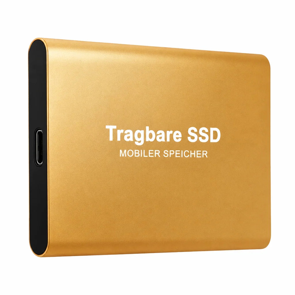 External SSD Rugged Shock-Resistant USB-C Up to 30 TB