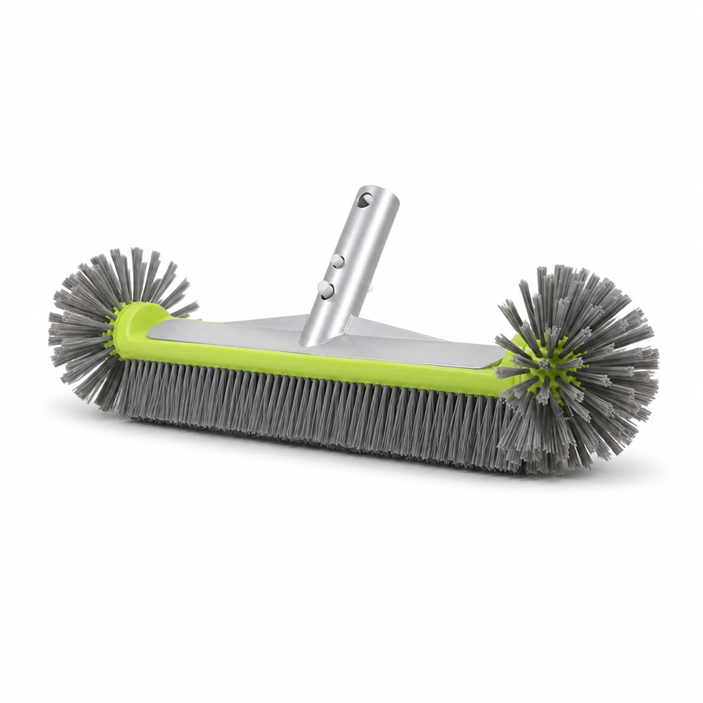 Extra-Wide Heavy-Duty Aluminum Pool Brush (17.5-Inch)