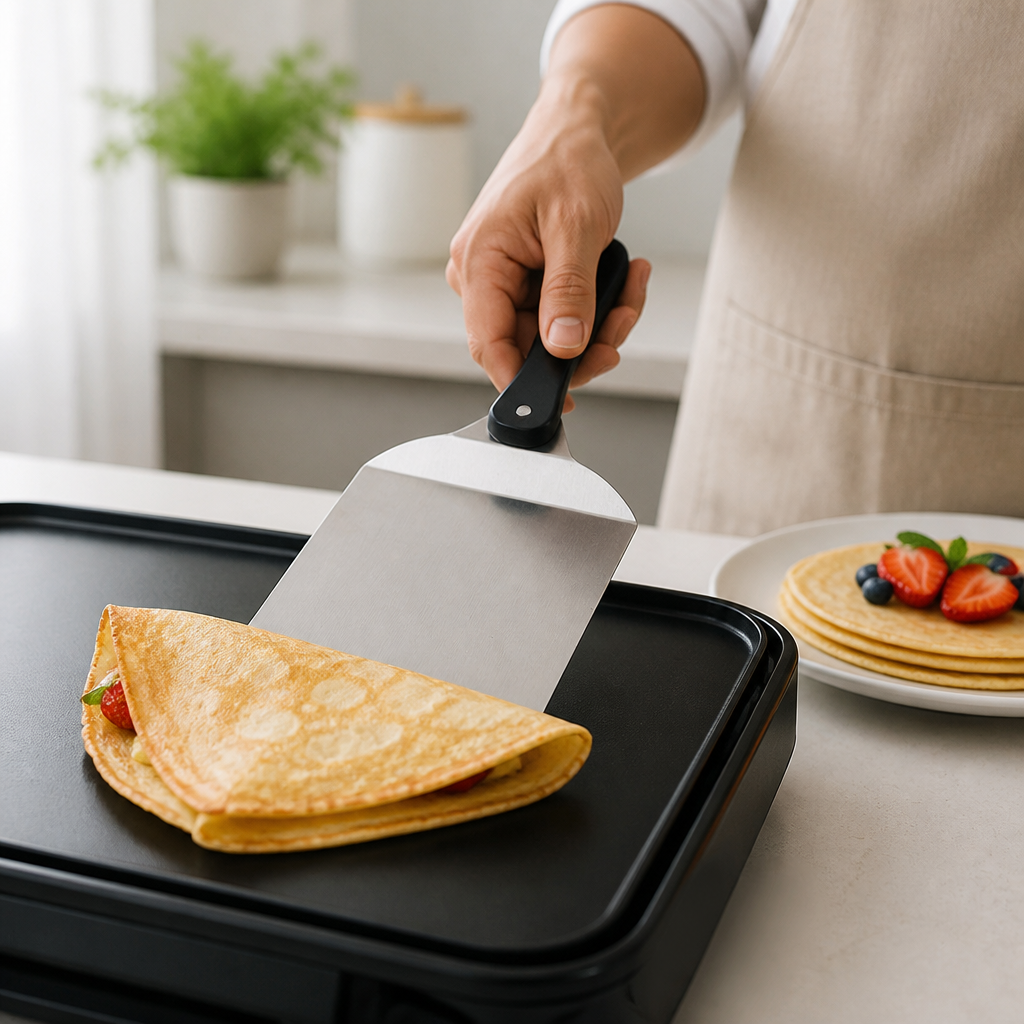 Extra-Wide Stainless Steel Spatula