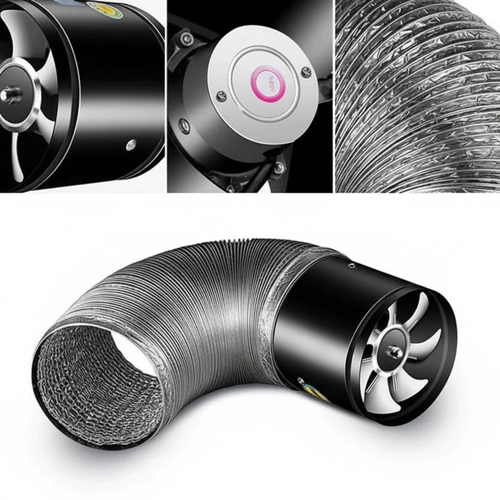 Extractor Fan Compact External Vent Removable Cover