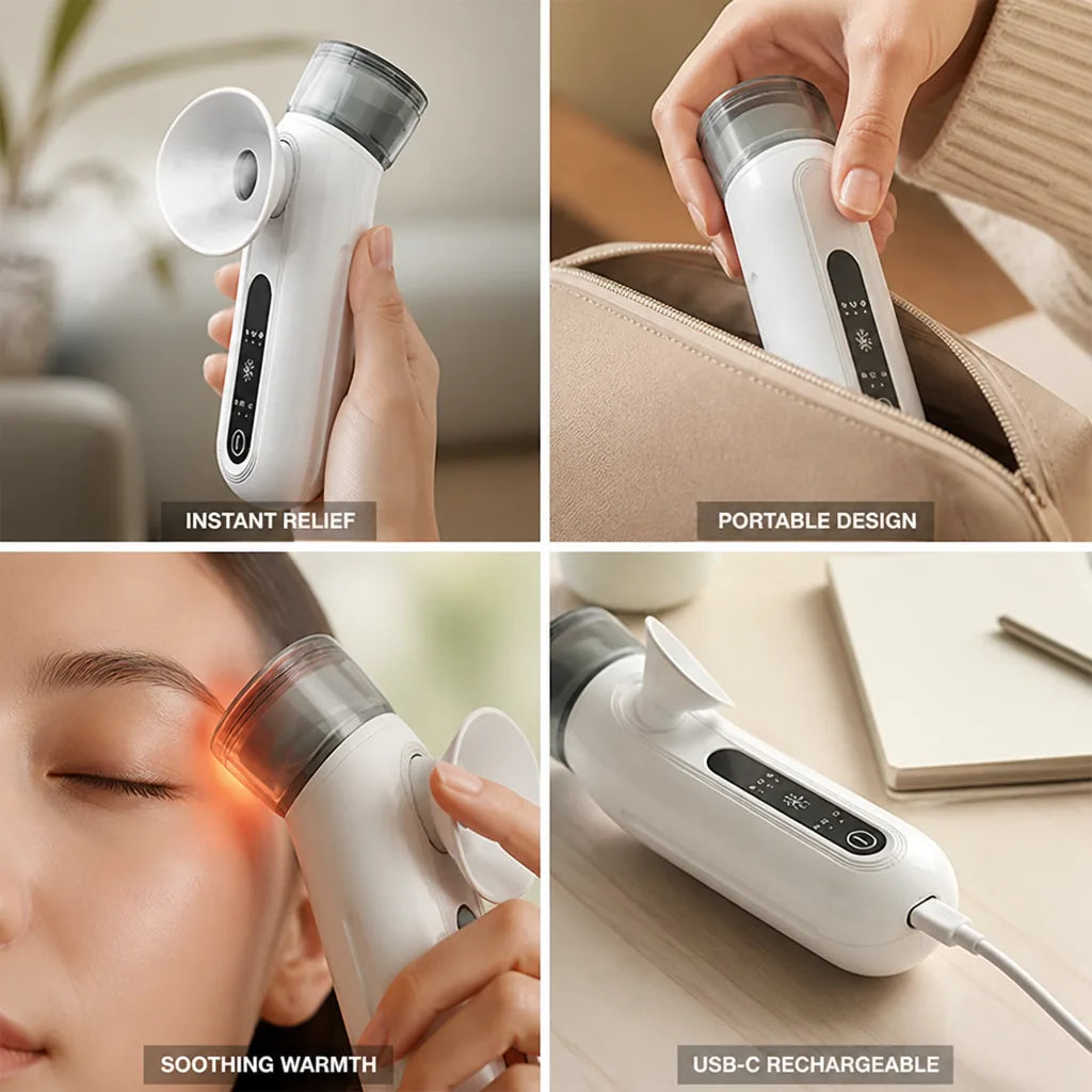 Eye Relief Device Soothing Warmth & Moisture USB-C Rechargeable