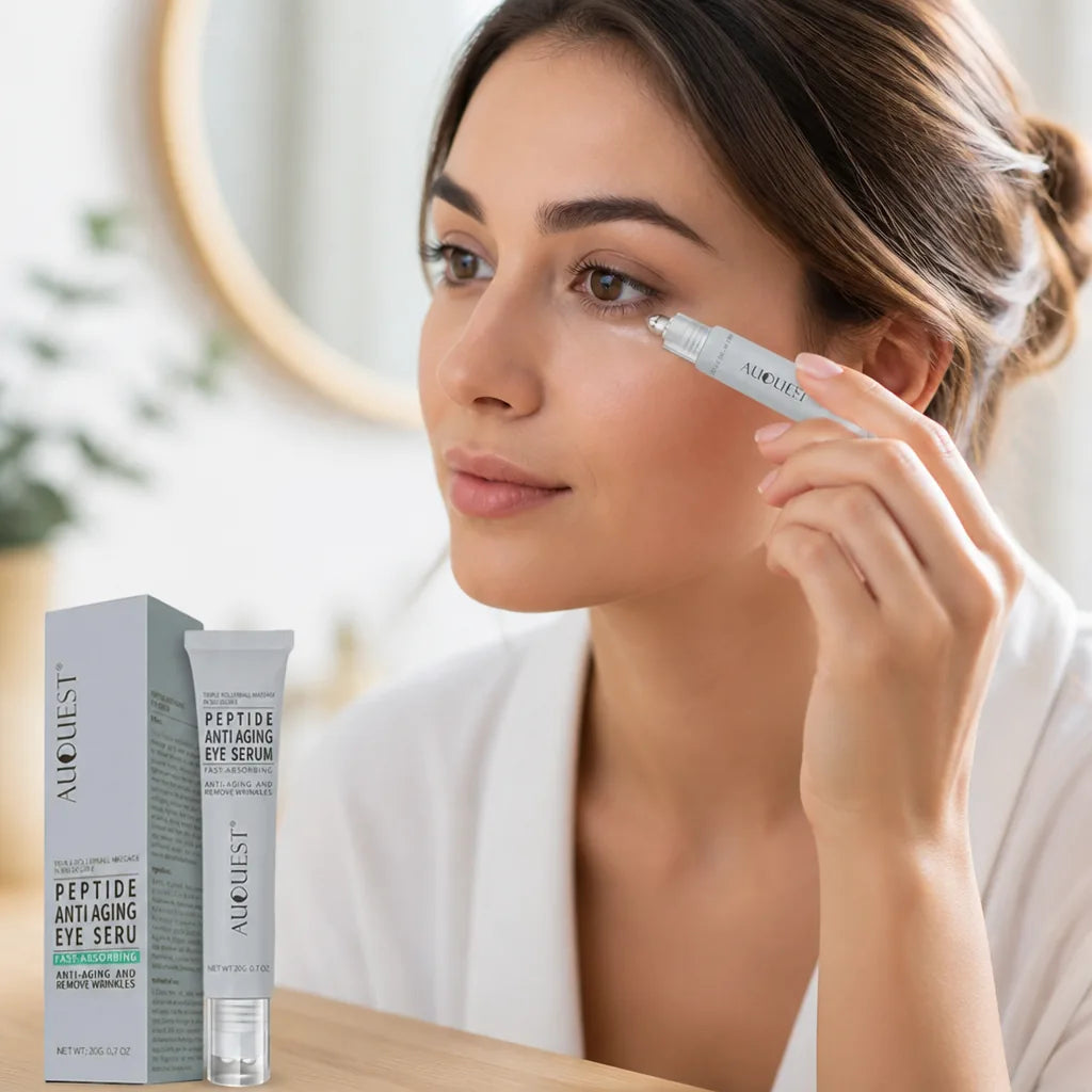 Eye Serum Peptide & Hyaluronic Acid Reduces Puffiness