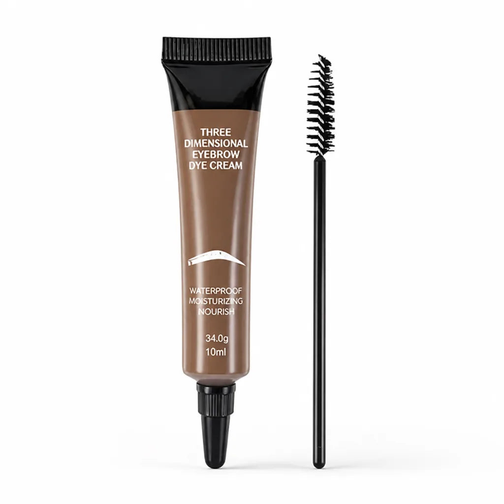 Eyebrow Cream Liner Tinted Natural Finish Brush Included