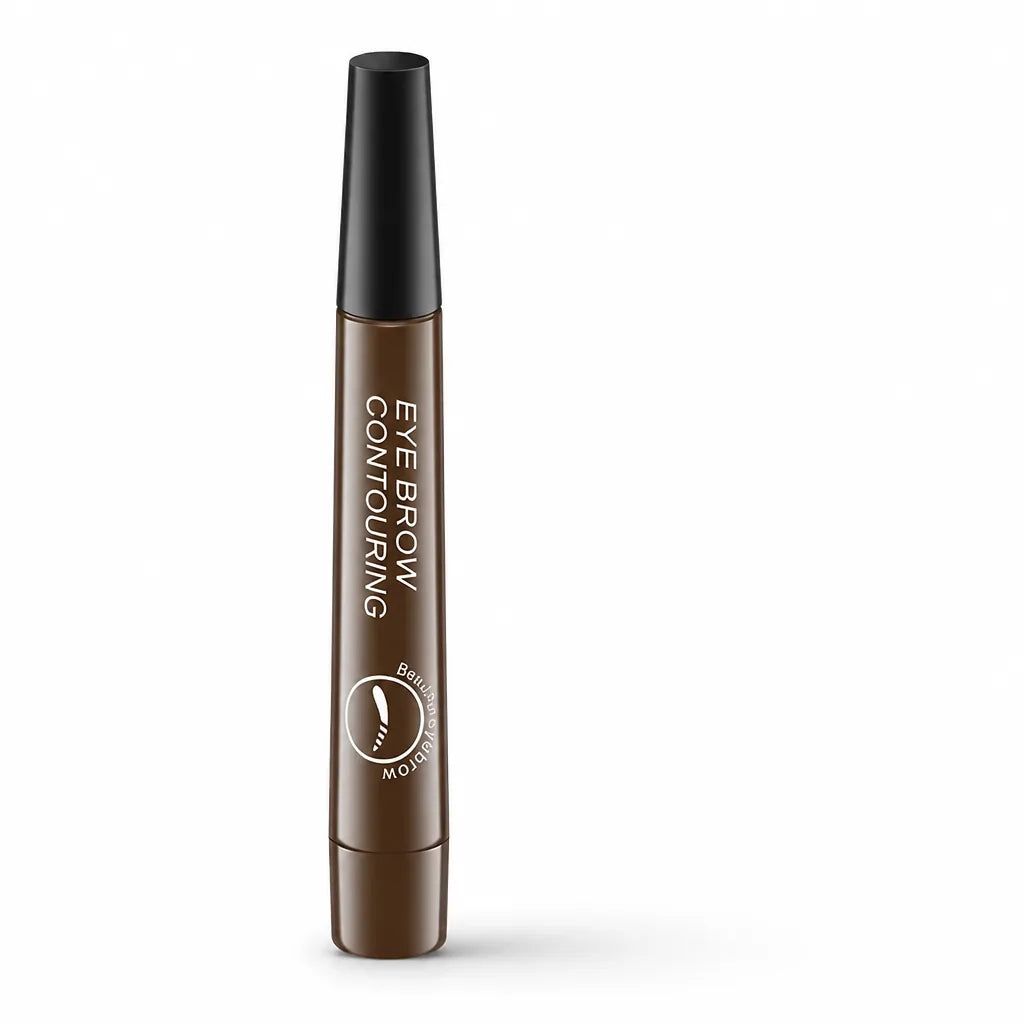 Eyebrow Pen Four-Prong Tip Waterproof & Smudge-Proof