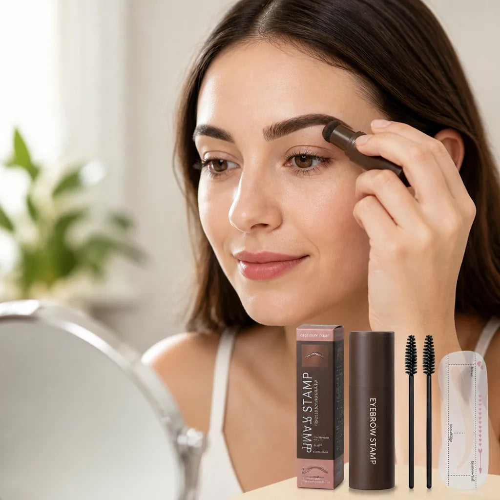 Eyebrow Stamp Kit Precision Stamping Waterproof Smudge-Resistant
