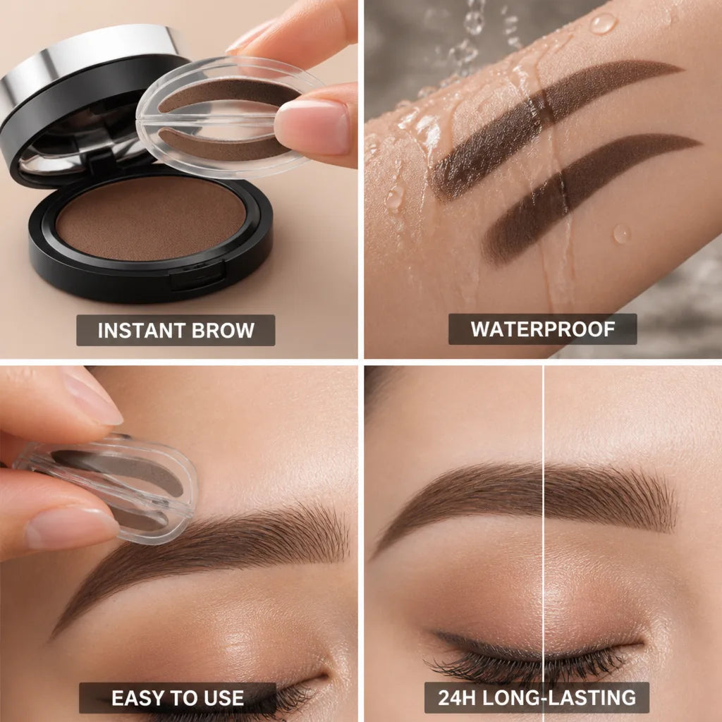 Eyebrow Stamp Natural-Looking 24-Hour Water & Smudge-Proof