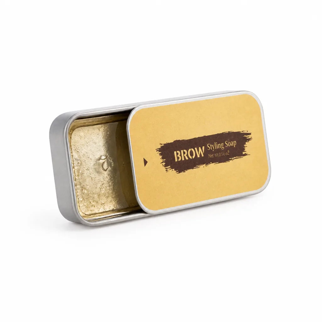 Eyebrow Styling Soap Transparent Gel With Spoolie Brush