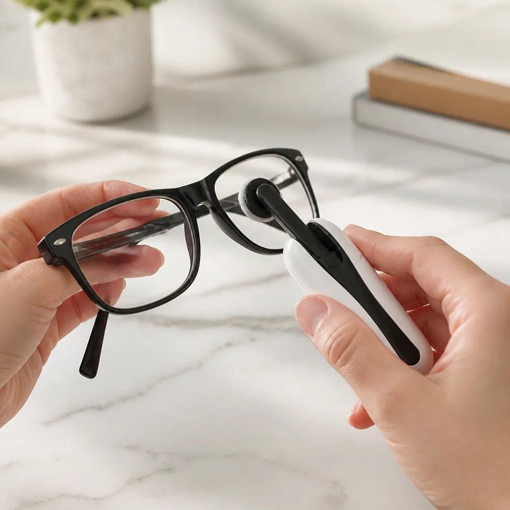 Eyeglass Cleaner Pocket-Sized Carbon Microfiber Streak-Free
