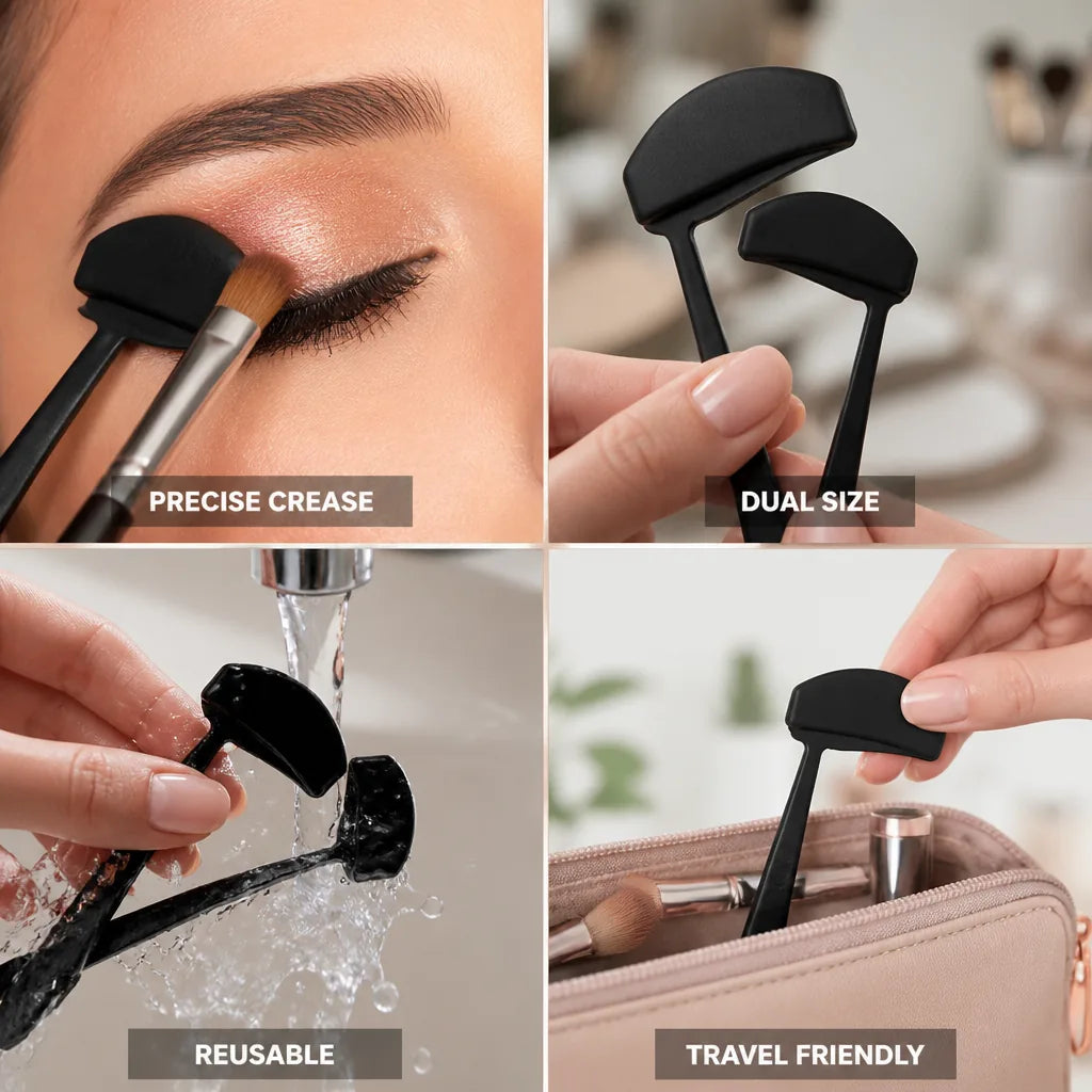 Eyeshadow Crease Stencil Dual-Size Reusable