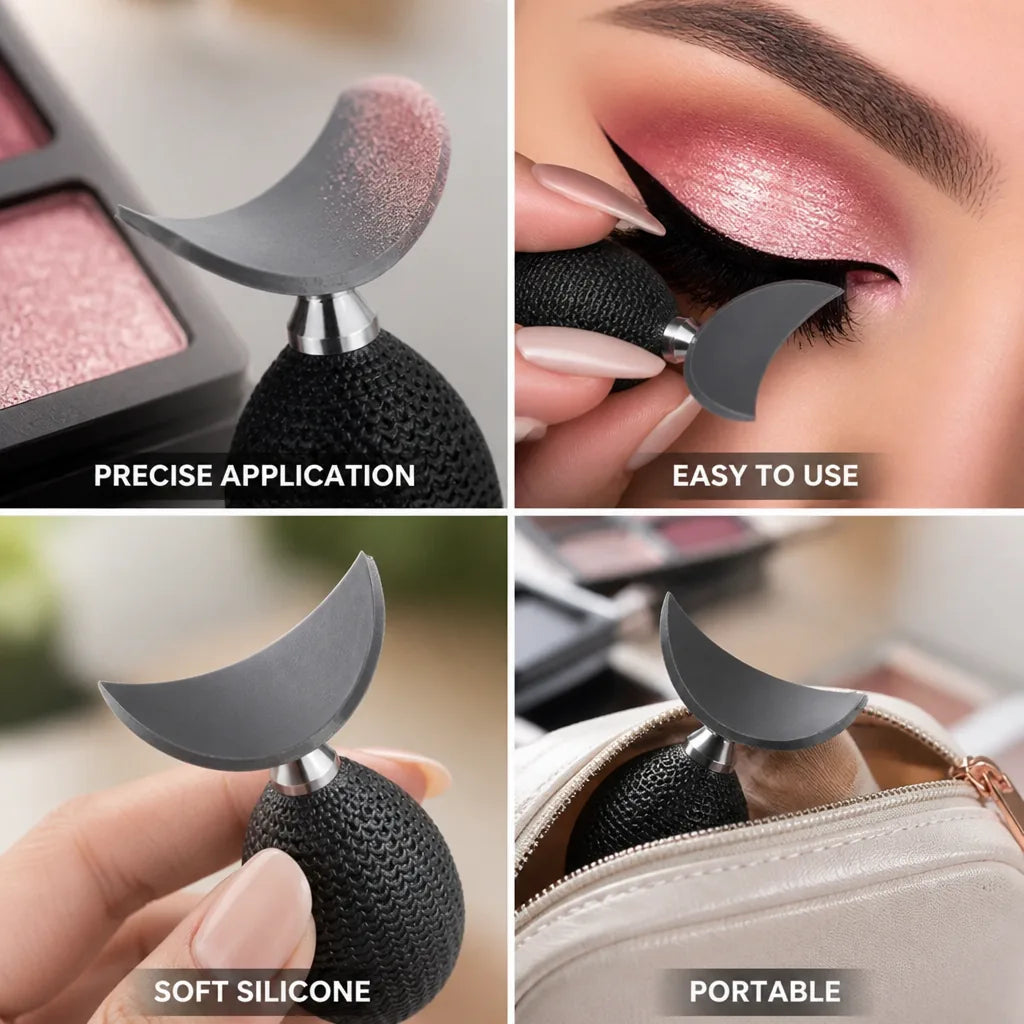Eyeshadow Stamper Silicone Precision Crease Easy Grip