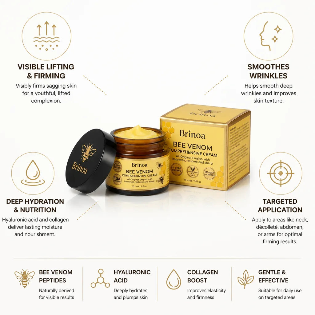 Face Cream Peptides & Bee Venom Hyaluronic Acid Firming