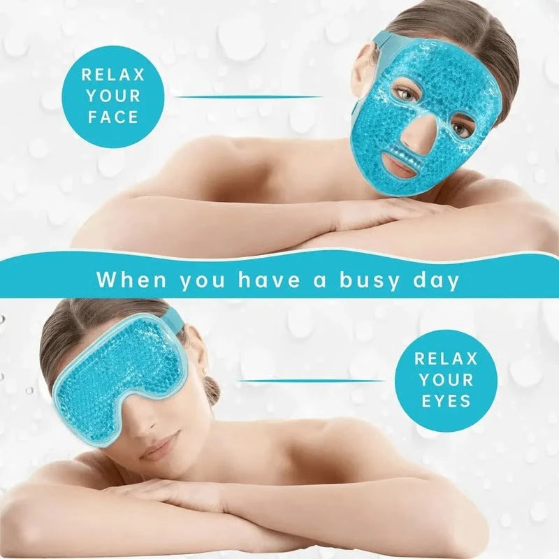 Face & Eye Mask Hot & Cold Reusable Gel Therapy