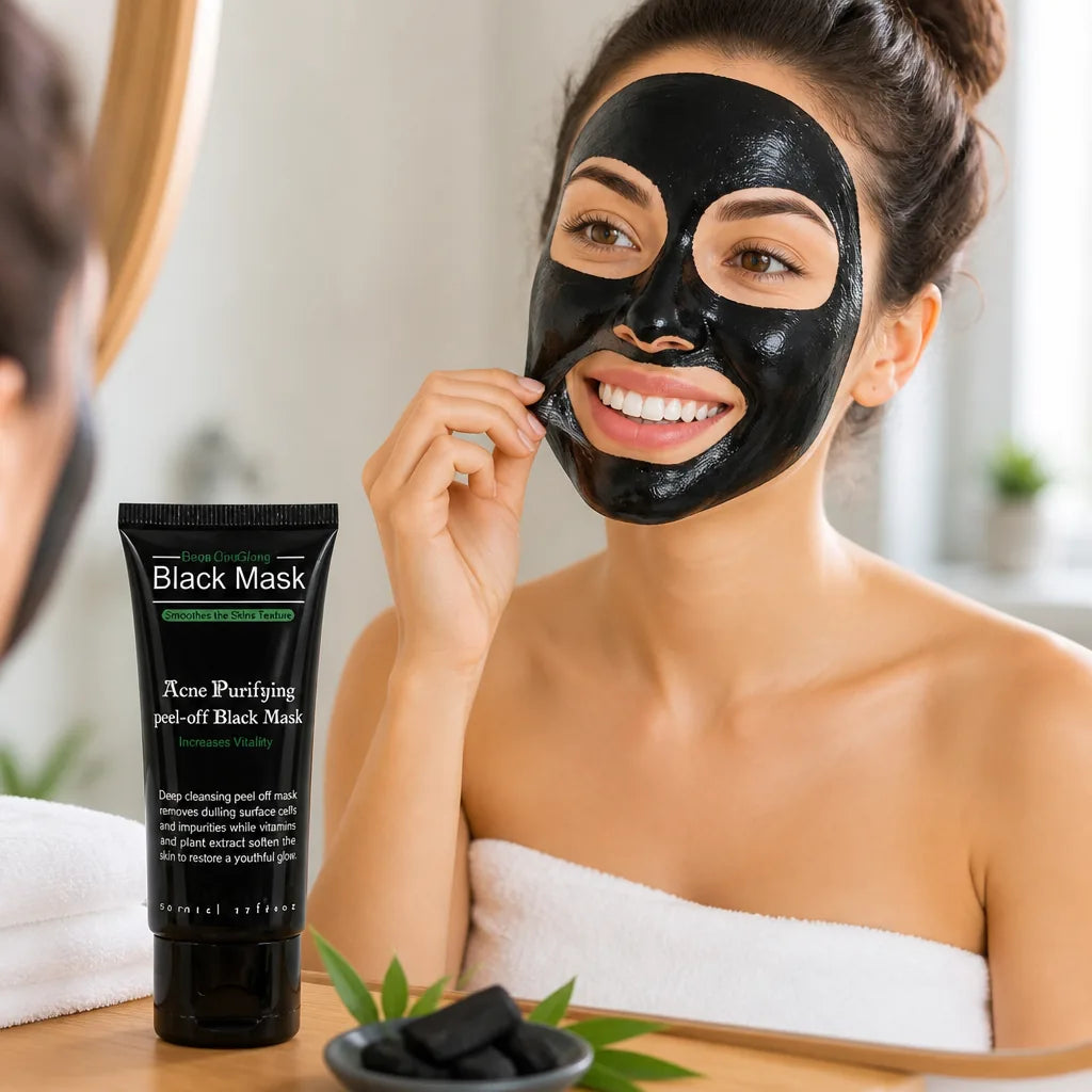 Face Mask Bamboo Charcoal Peel-Off Deep Pore Cleansing