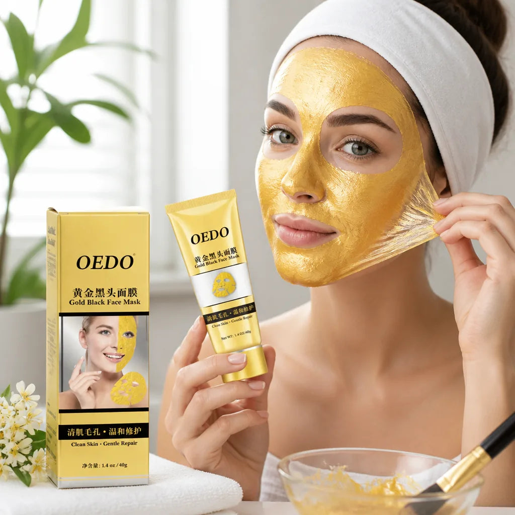 Face Mask Gold-Infused Blackhead Removal & Anti-Aging