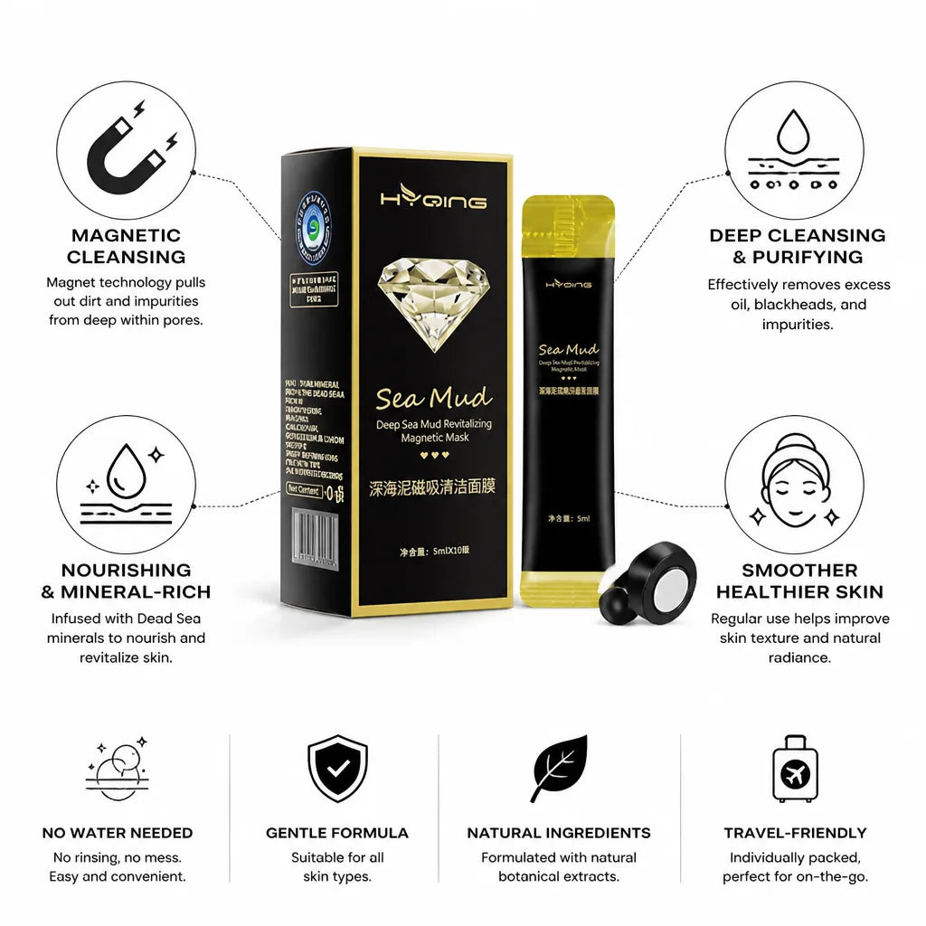 Face Mask Magnetic Dead Sea Mud Set of 10