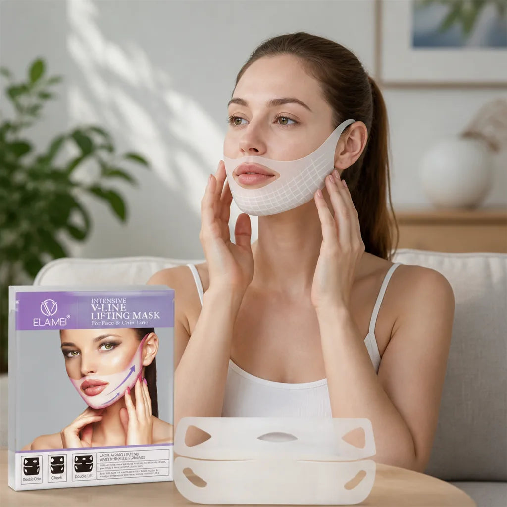 Face Slimming Mask Chin & Jawline Lift Hypoallergenic 2-Pack