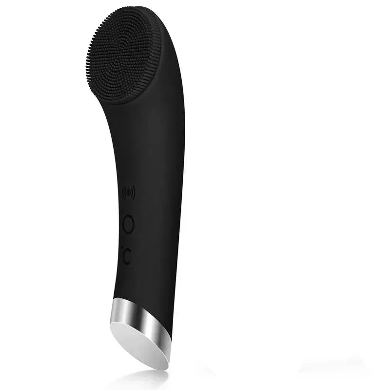 Facial Cleansing Brush Heated Metal Tip & 5-Speed Vibration