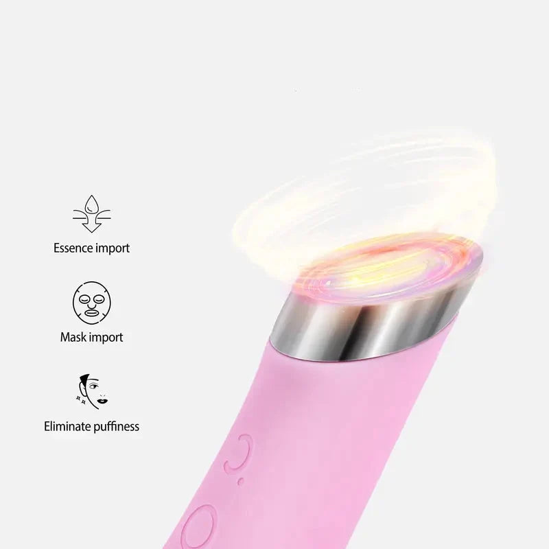 Facial Cleansing Brush Heated Metal Tip & 5-Speed Vibration
