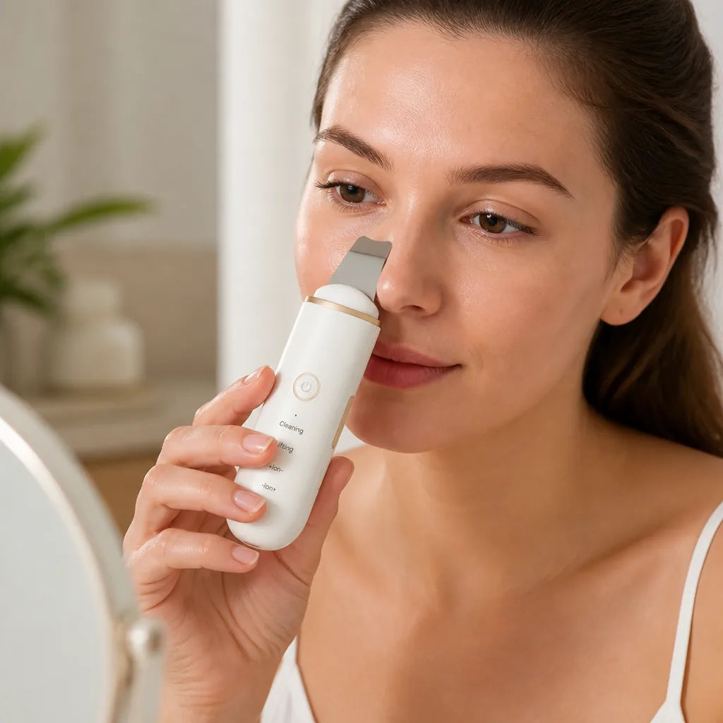 Facial Cleansing Device Ultrasonic Deep Pore Four Modes