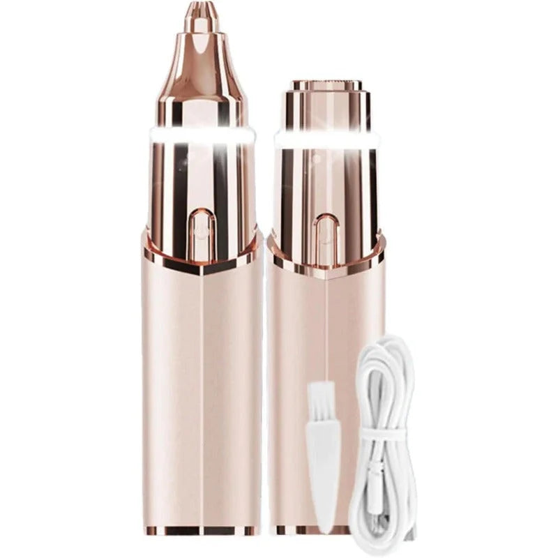 Facial Hair Remover 2-in-1 LED Light USB-C Rechargeable
