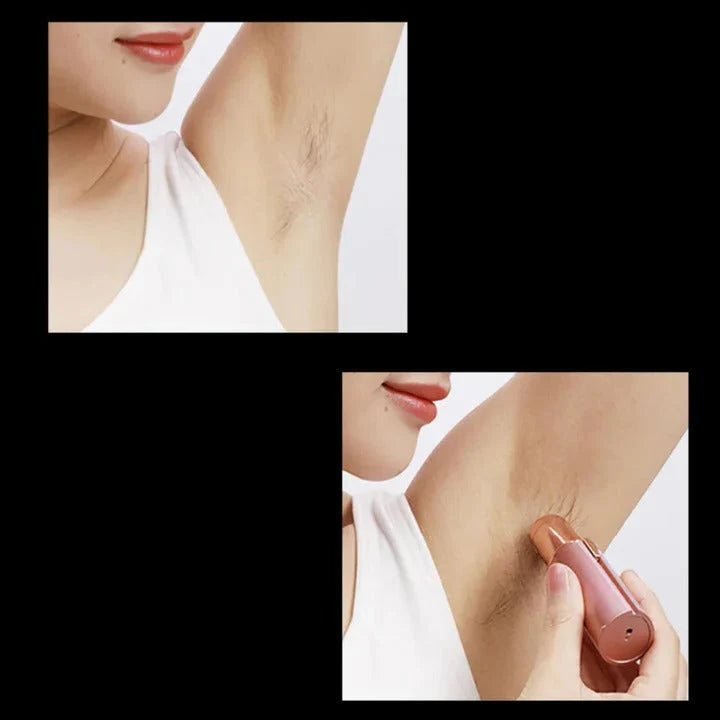 Facial Hair Trimmer Built-In LED Light Compact Detachable Head