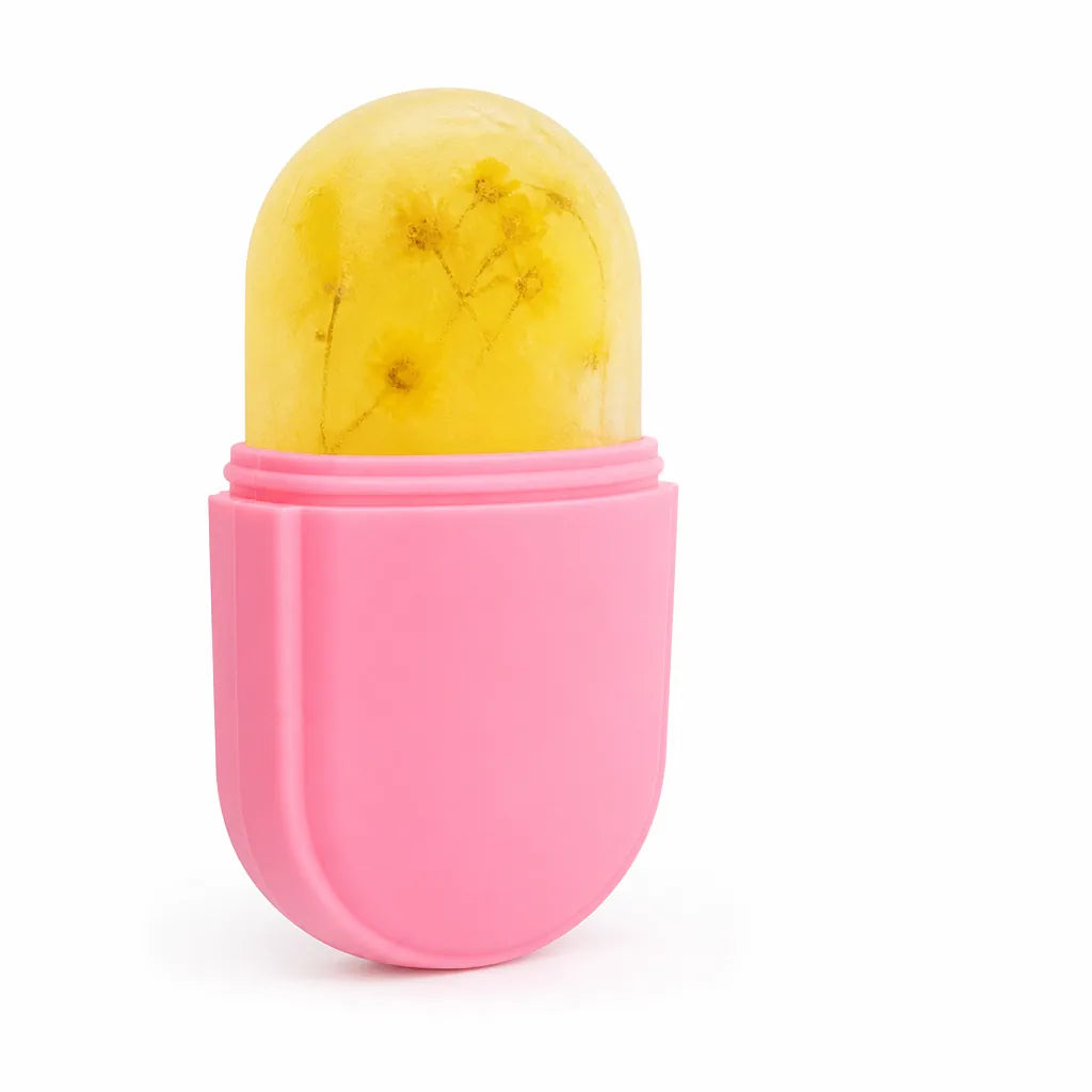Facial Ice Roller Freezable Silicone Ergonomic Handle