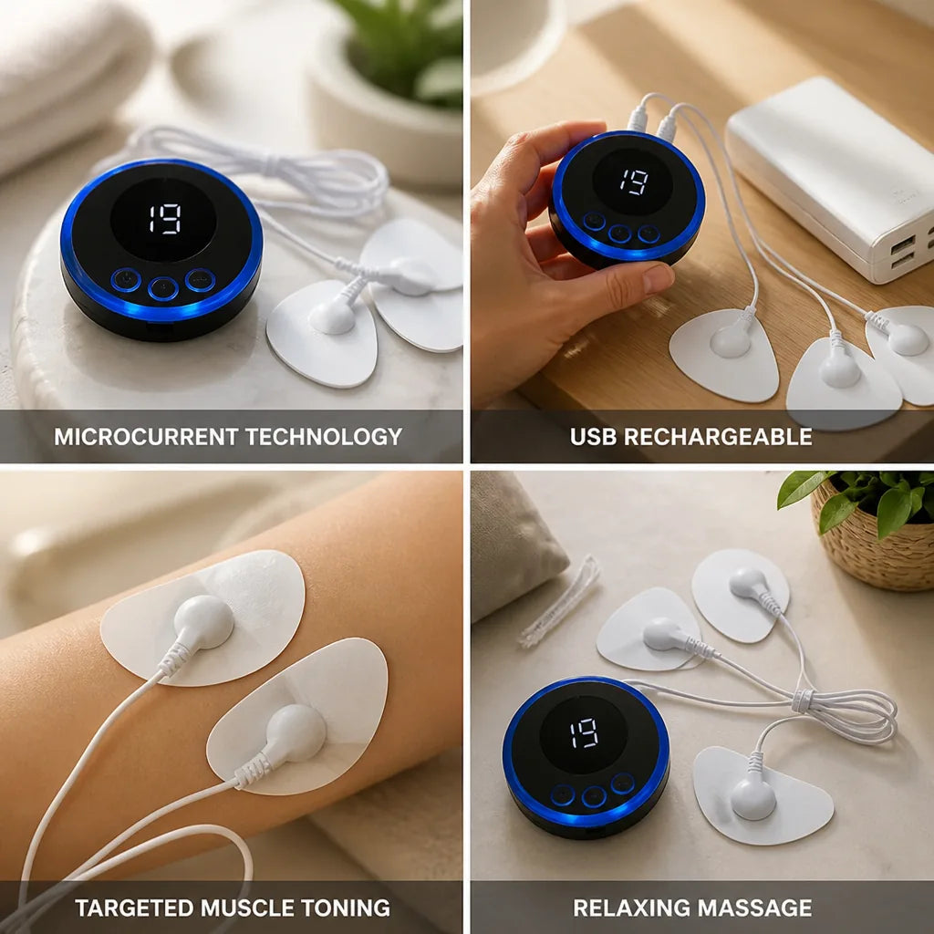 Facial Massager Microcurrent Skin Tightening USB Rechargeable