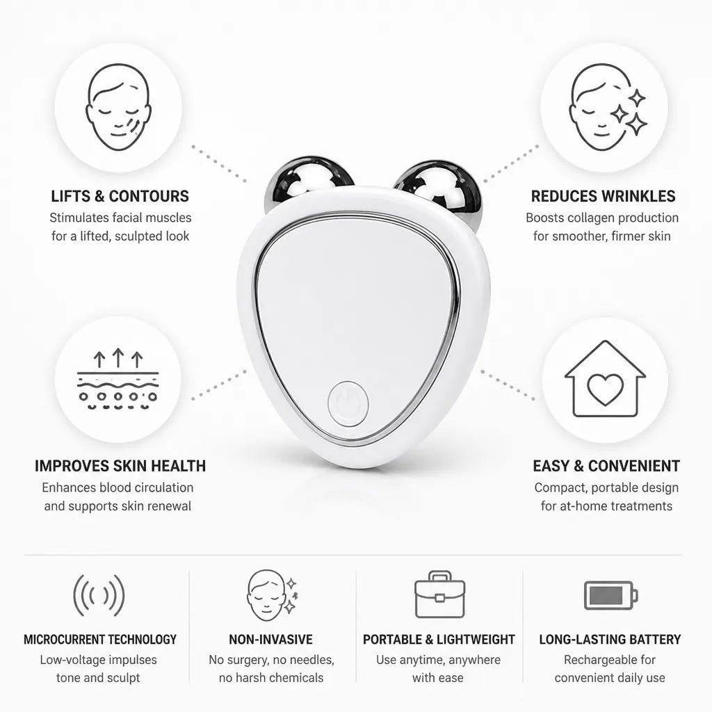 Facial Roller Microcurrent Lifting & Contouring