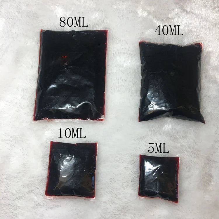 Fake Blood Prop Dark Red Non-Toxic Washable