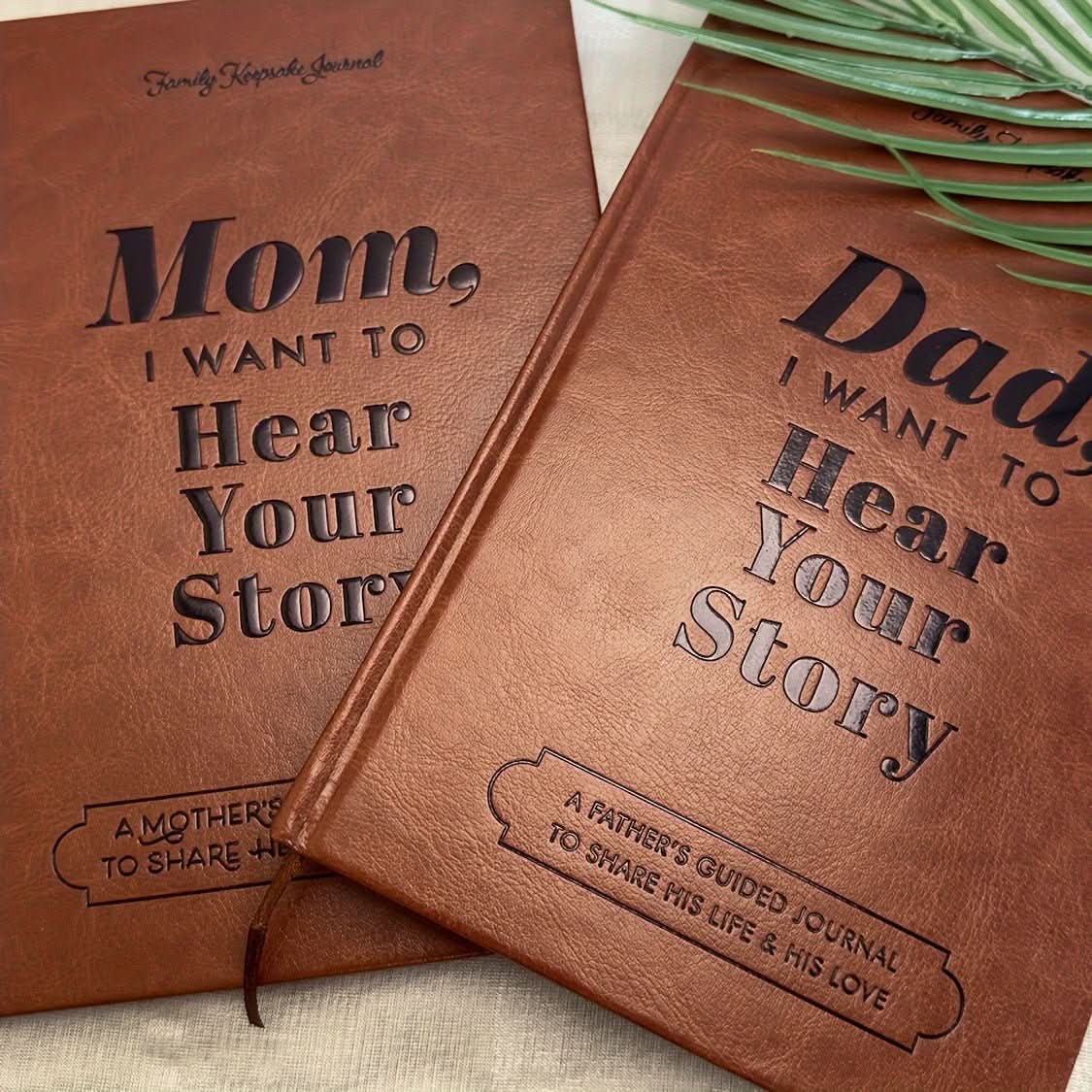 Family Journal Hardcover Guided Prompts Acid-Free Paper