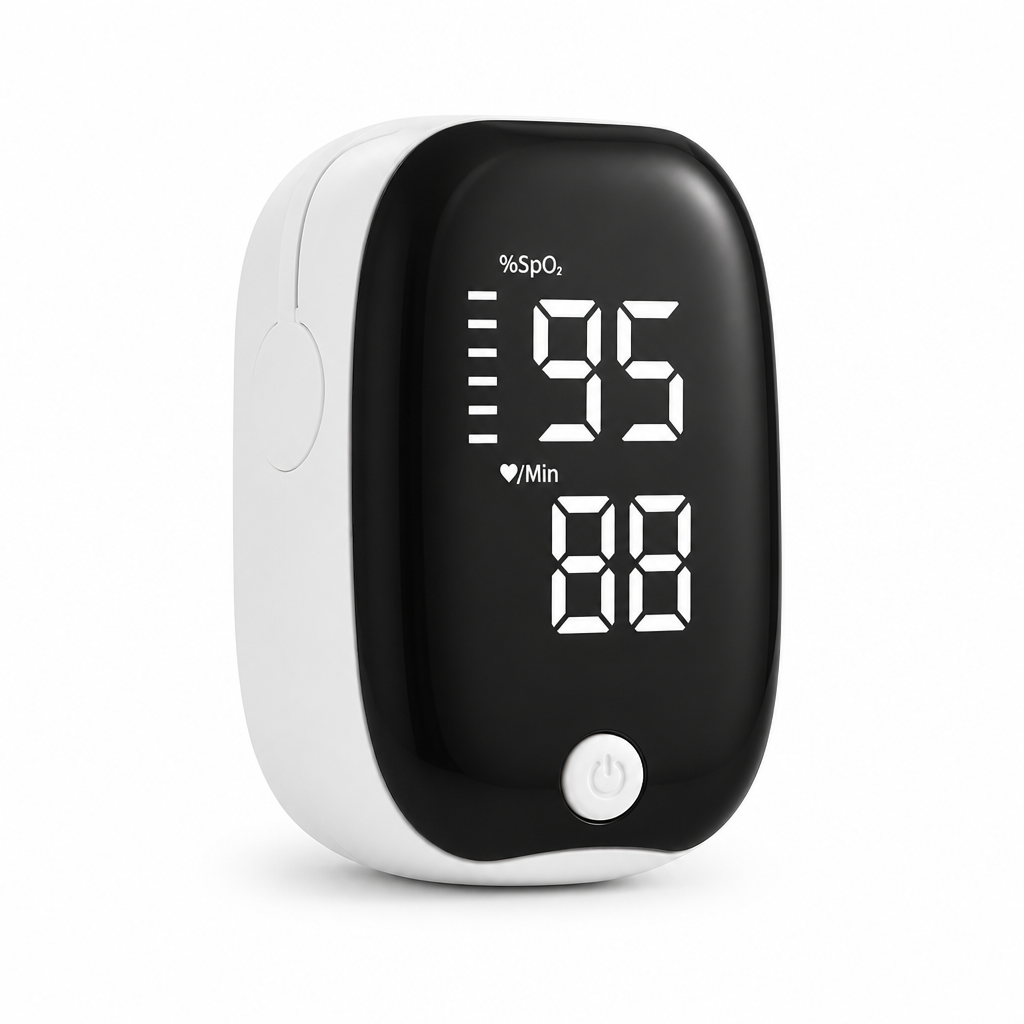 Fast & Accurate LED Fingertip Pulse Oximeter