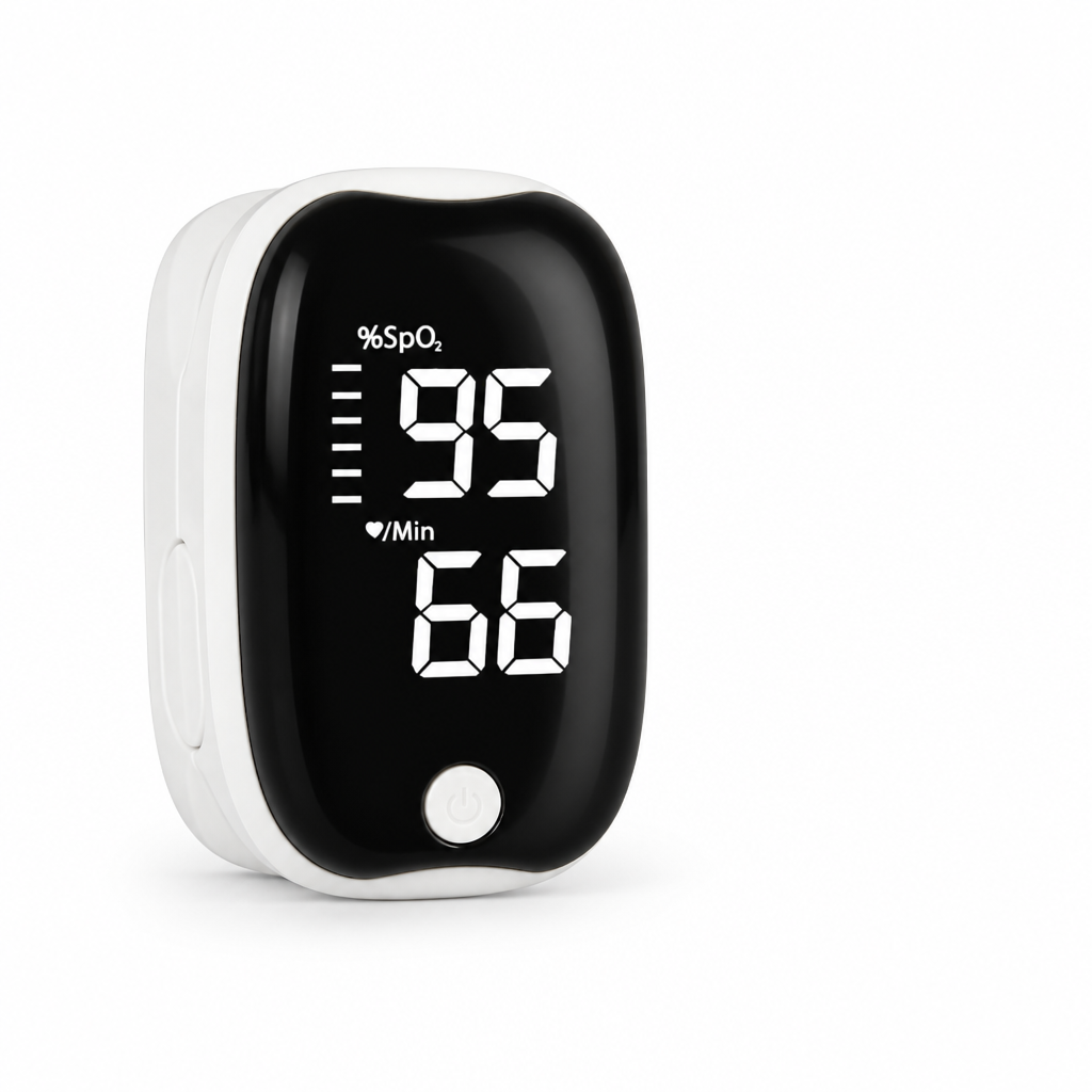 Fast & Accurate LED Fingertip Pulse Oximeter