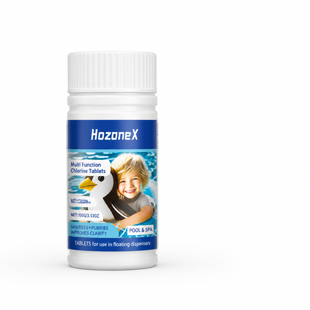 Fast-Dissolving Effervescent Pool Tablets (100 g)