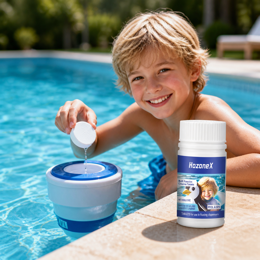 Fast-Dissolving Effervescent Pool Tablets (100 g)