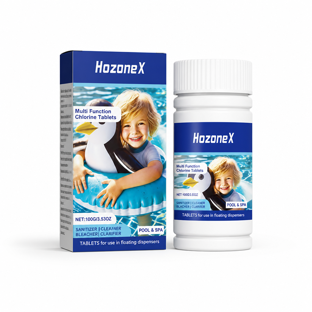 Fast-Dissolving Effervescent Pool Tablets (100 g)