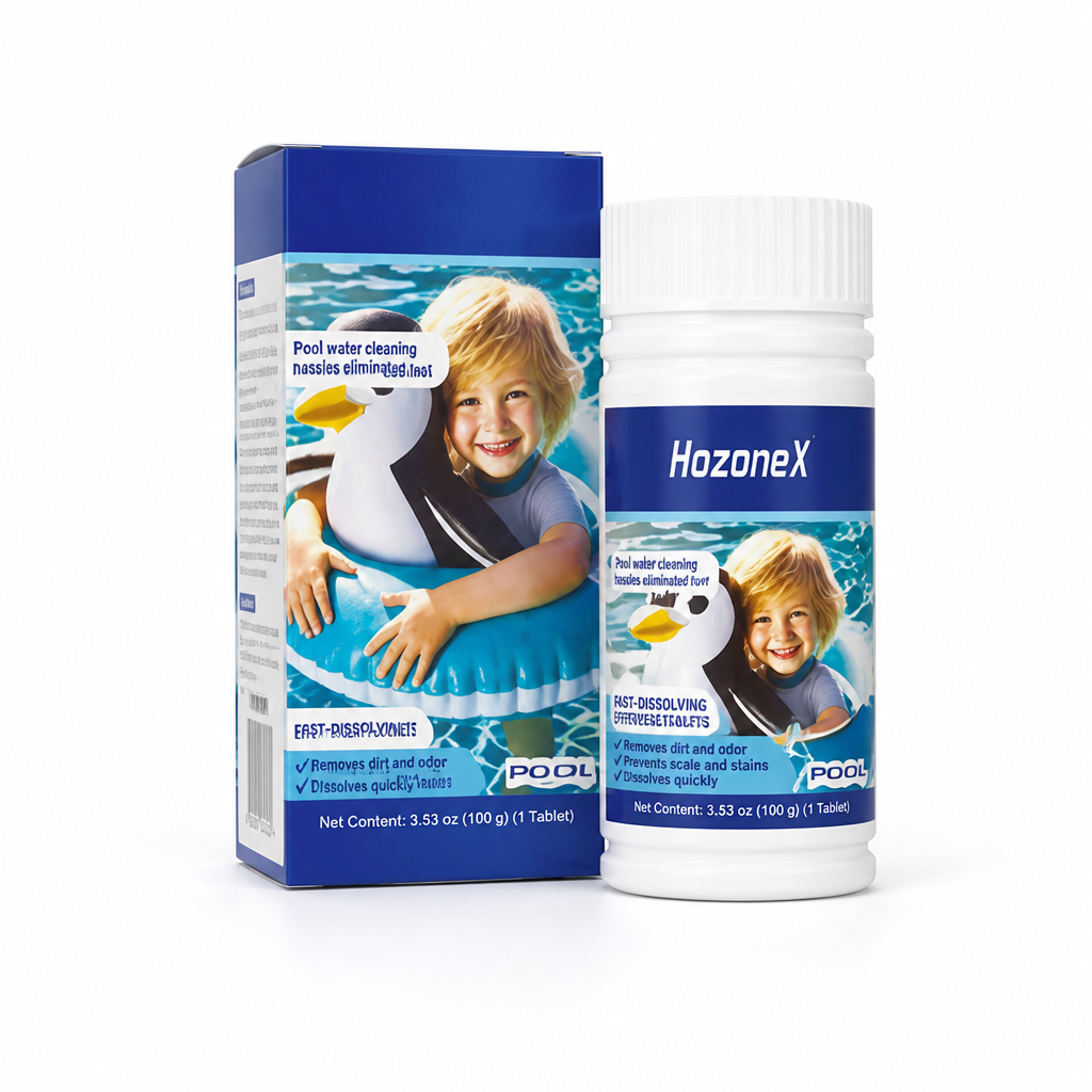 Fast-Dissolving Effervescent Pool Tablets (100 g)