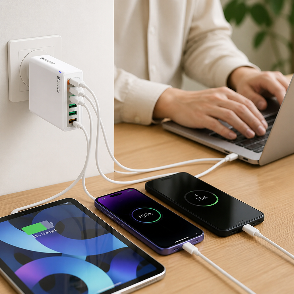 Fast Multi-Port Travel Charger