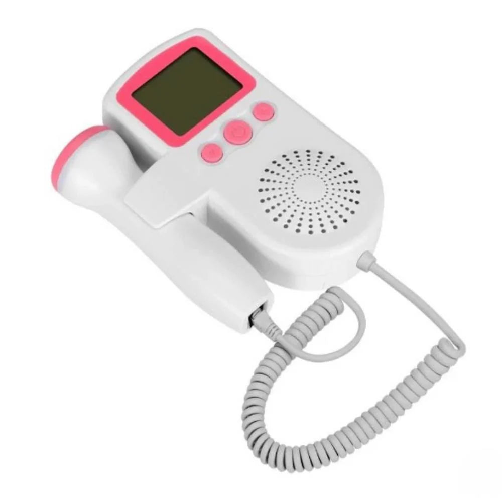 Fetal Doppler Monitor Detects From 12 Weeks Backlit LCD