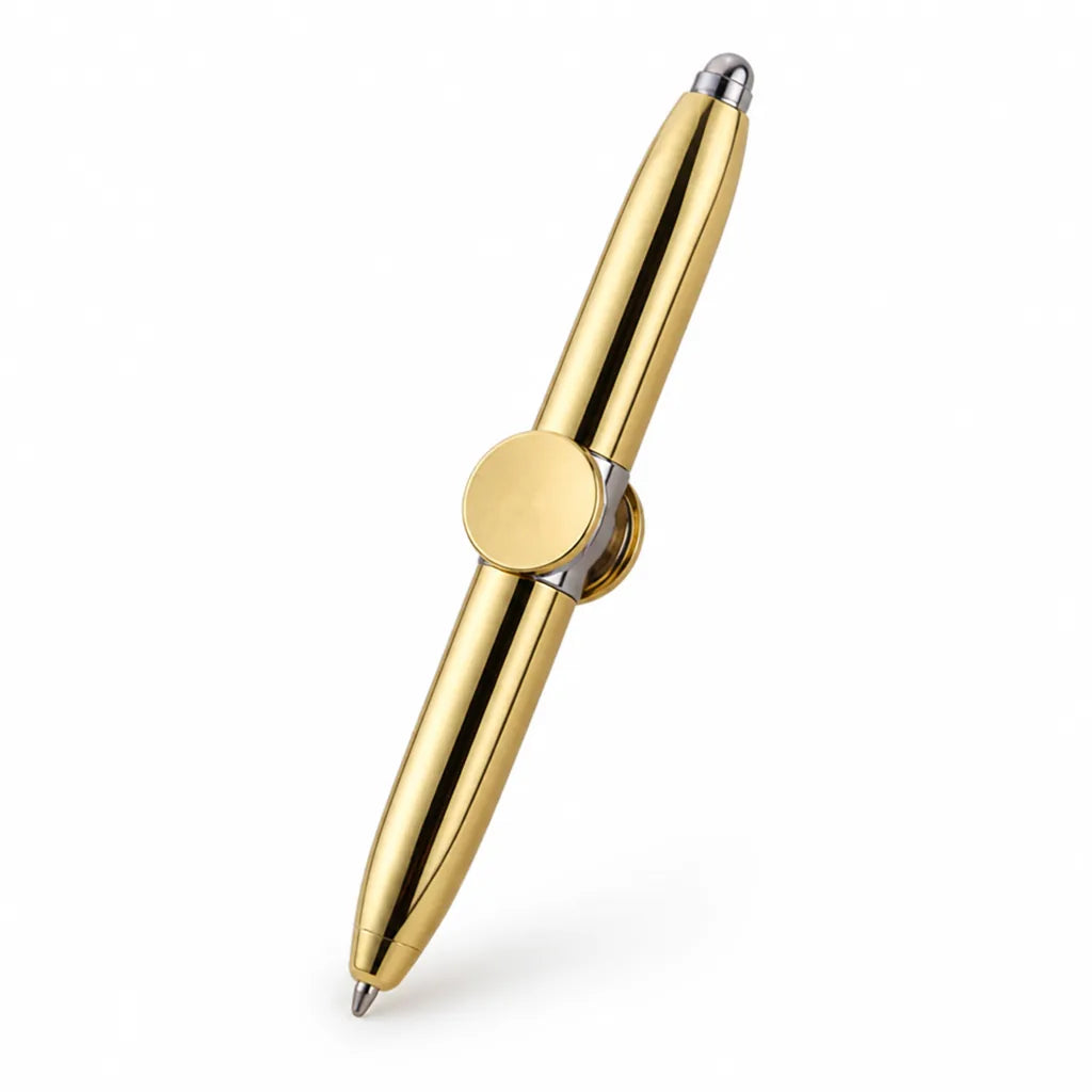 Fidget Pen Metal Spinning & Textured Set of 2