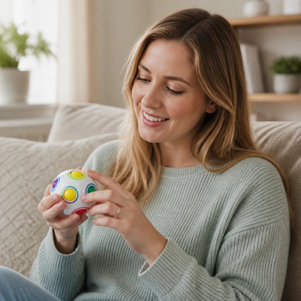 Fidget Puzzle Ball Color-Matching Compact Handheld