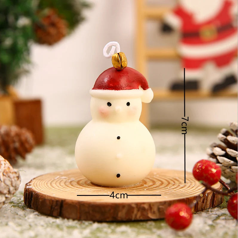 Figurine Candle Hand-Poured Wax Compact Tabletop Decor